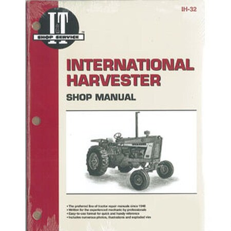 Aftermarket SHOP MANUAL Fits International Harvester 1256 1456 706 756 806 856 21206 21256 SMIH32